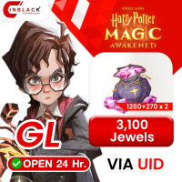 [INSTANT] Harry Potter (GL) - 3100 (1280+270 x 2)  Top up UID By Inblackm open 24 hr.