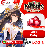 Seven Knight Re:Birth - 400 Ruby ( Fist Time x 2 ) (7.99$) Top Up Via LOGIN By Inblackm Open 24 hr.