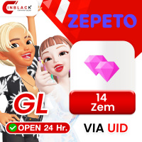 [INSTANT]Zepeto (GL) - 14 Zem - Top up UID By Inblackm Open 24 hr.