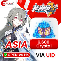 [INSTANT] Honkai Impact 3 (ASIA) - 6600 Crystal  Top up UID By Inblackm open 24 hr.