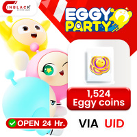 [INSTANT] Eggy Party (GL) - 1524 eggy coins - Top up UID by Inblackm open 24 hr.