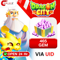Dragon City - 465 GEM User ID by Inblackm open 24 hr.