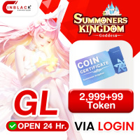 Summoners Kingdom: Goddess (GL) - 2999 + 99 Token 29.99$ Top up UID By Inblack Open 24 hr.