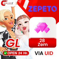 [INSTANT]Zepeto (GL) - 28 Zem - Top up UID By Inblackm Open 24 hr.
