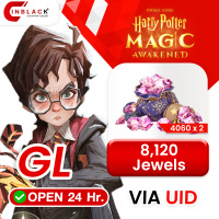 [INSTANT] Harry Potter (GL) - 8120 (4060x2) Jewels Top up UID By Inblackm open 24 hr.