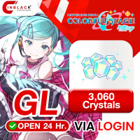 Hatsune Miku: Colorful Stage (GL) - 3,060 Crystals - 24.99$ Top up Via Login By Inblack Open 24 hr.