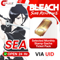 Bleach: Soul Resonance (SEA) - Selected Monthly Stamp Gacha Ticket Pack Top up UID By Inblackm Open 24 hr.