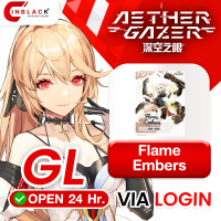 Aether Gazer (GL) - Flame Embers  (14.99$)  Top up via LOGIN By Inblack Open 24 hr.