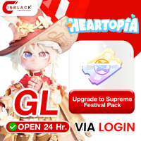 Heartopia (GL) - Upgrade to Supreme Festival Pack	 5.99$ Top up via LOGIN by Inblackm open 24 hr.
