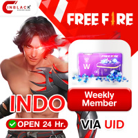 Free Fire (Indo Only) - Weekly Member Top up UID By Inblackm Open 24 hr.