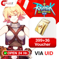 Ragnarok Idle Adventure Plus - 399+36 Voucher Top up UID By Inblackm Open 24 hr.
