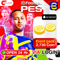 EFootball Android - Event pack 2730 Coin (260 + 840 + 1630)( 1 Time only) 23.99$ Top up via Konami Login BY INBLACKM OPEN 24 hr.
