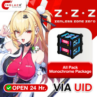 [INSTANT] Zenless Zone Zero - All Pack Monochrome Package (60+330+1090+2240+3880+8080) - Top up UID By Inblack Open 24 hr