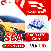 [INSTANT] Racing Master (SEA) - 3400+170 Gem - Top up UID by Inblackm open 24 hr.