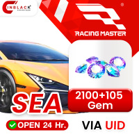 [INSTANT] Racing Master (SEA) - 2100+105 Gem - Top up UID by Inblackm open 24 hr.