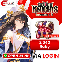 Seven Knight Re:Birth - 2640 Ruby ( Fist Time x 2 ) (49.99$) Top Up Via LOGIN By Inblackm Open 24 hr.