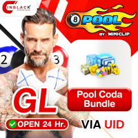 8 Ball Pool (GL) - Pool Coda Bundle 4.99$ Top up UID By Inblackm Open 24 hr.