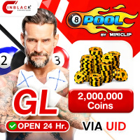 8 Ball Pool (GL) - 2000000 Coins 69.99$ Top up UID By Inblackm Open 24 hr.