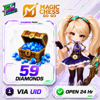 Magic Chess: Go Go【NOT support MY】- 59 Diamonds -Fast Delivery-Open 24 hr - UID