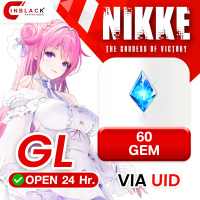 Goddess of Victory: NIKKE (GL) - 60 GEM 0.99$ Top up UID By Inblack Open 24 hr.