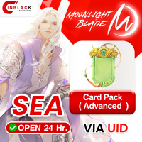 Moonlight Blade M (SEA) -  Card Pack (Advanced) Top up UID By Inblackm Open 24 hr.