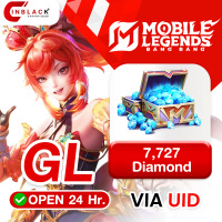 [INSTANT] Mobile Legends: Bang Bang (GL) - 7727 Diamond via UID by Inblackm open 24 hr.
