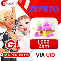 [INSTANT]Zepeto (GL) - 1000 Zem - Top up UID By Inblackm Open 24 hr.
