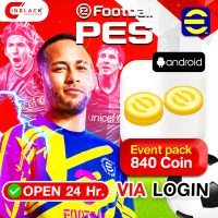 EFootball Android - Event Pack 840 Coin ( 1 Time only) 4.79$ Top up via Konami Login BY INBLACKM Open 24 hr.
