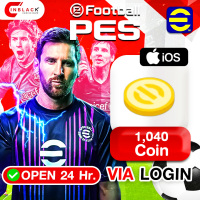 EFootball IOS - 1040 Coin 8.79$ Top up via Konami Login BY INBLACKM Open 24 hr.