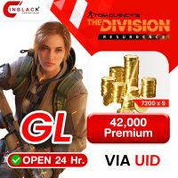 [INSTANT] The Division Resurgence (GL) - 42000 Premium Credits (7200 x 5) 499.99$ Top up UID By Inblackm Open 24 hr.