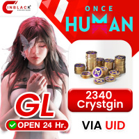 [INSTANT] Once Human (GL) - 2340 Crystgin - 29.99$ Top up UID By Inblack Open 24 hr.