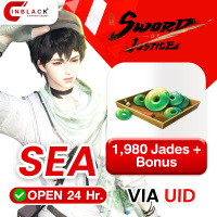 [INSTANT] Sword of Justice (SEA) - 1980 Jades + Bonus - 30.99$ Top up UID By Inblackm Open 24 hr.