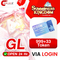 Summoners Kingdom: Goddess (GL) - 999 + 33 Token 9.99$ Top up UID By Inblack Open 24 hr.