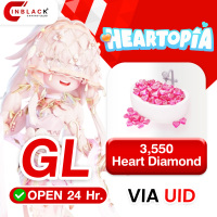 Heartopia (GL) - 3550 Heart Diamond 50.99$ Top up UID by Inblackm open 24 hr.