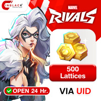 [INSTANT] Marvel Rivals - 500 Lattices - Top up UID By Inblackm Open 24 hr.