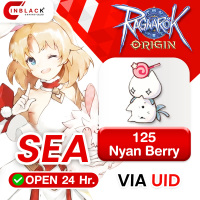 Ragnarok Origin (SEA) - 125 Nyan Berry - 4.99$ Top up UID By Inblack Open 24 hr.