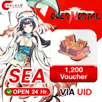 Overmortal SEA - 1200 Voucher 1.99$  Top up UID By Inblack Open 24 hr.