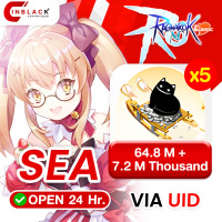 Ragnarok M: Classic (SEA) - 64.8 M + 7.2 M Thousand x 5 449.95$ Top up UID By Inblack Open 24 hr.
