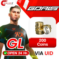 GOALS (GL) - 200 Coins Top up UID By Inblackm Open 24 hr.