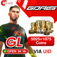 GOALS (GL) - 5025+1075 Coins Top up UID By Inblackm Open 24 hr.