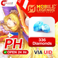 [INSTANT] Mobile Legends: Bang Bang (Philippines) - 336 Diamonds Top up UID By inblack Open 24 hr.