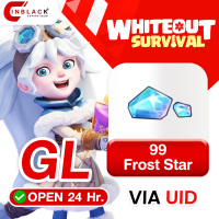[INSTANT] Whiteout Survival (GL) - 99 Frost Star - 0.99$ Top up UID By Inblack Open 24 hr.