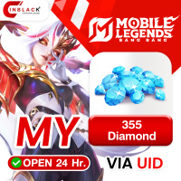 Mobile Legends: Bang Bang (Malaysia) - 355 Diamond Top up UID By Inblackm Open 24 hr.