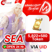 Moonlight Blade M (SEA) - 5822+580 Token Top up UID By Inblackm Open 24 hr.