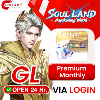 Soul Land Awakening World (GL) - Premium Monthly Card 9.99$ Top up via LOGIN by Inblackm open 24 hr.