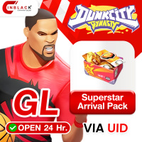 Dunk City Dynasty (GL) - Superstar Arrival Pack 49.99$ Top up UID BY Inblack Open 24 hr.