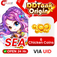 DDTank Origin (SEA) - 6 Chicken Coins Top up UID By Inblack Open 24 hr.