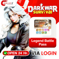 DARK WAR SURVIVAL - Legend Battle Pass ( 19.99$ ) pack VIA LOGIN BY INBLACKM open 24 hr.