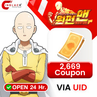[INSTANT] One Punch Man: The Strongest - 2,669 Coupon - Top up UID By Inblackm Open 24hr.