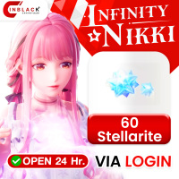 Infinity Nikki - 60 Stellarite (0.99$) Top up via LOGIN By Inblack Open 24 hr.